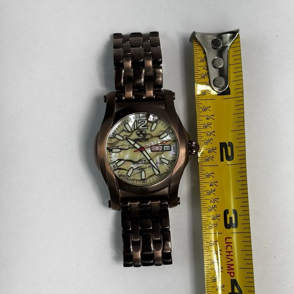 REACTOR Curie Abalone Watch - 200M Quartz - Water Resistant Glow In The Dark